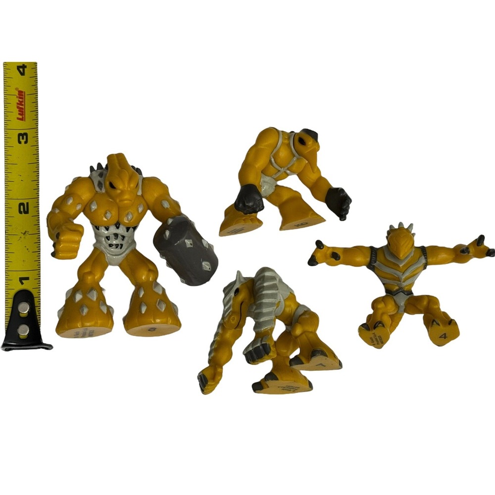 Giochi Preziosi Gormiti Earth Tribe Lot Of 5 Mini Figures PVC Preowned